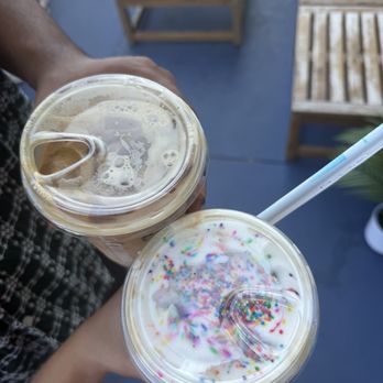 Holiday - Birthday cake and Banana  latte - Coffee & Tea Near Me - Ocean City, New Jersey