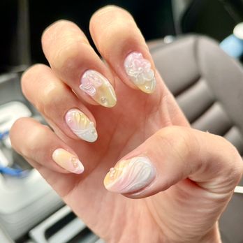 Orange Nail Bar - First Design I got 3 - Nail Salons Near Me - Sunnyvale, California Orange Nail Bar - First Design I got 3 - Nail Salons Near Me - Sunnyvale, California