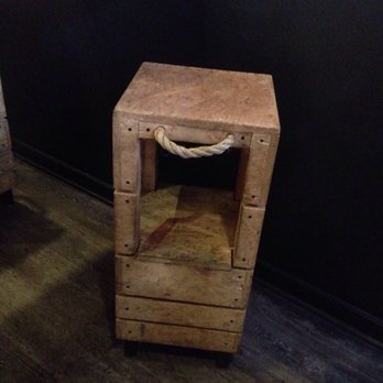 Ramen Tatsu-Ya - Tip: If you're sitting on one of these barstools with no purse hook, you can put your purse in the space in between. - Ramen Near Me - Austin, Texas Ramen Tatsu-Ya - Tip: If you're sitting on one of these barstools with no purse hook, you can put your purse in the space in between. - Ramen Near Me - Austin, Texas