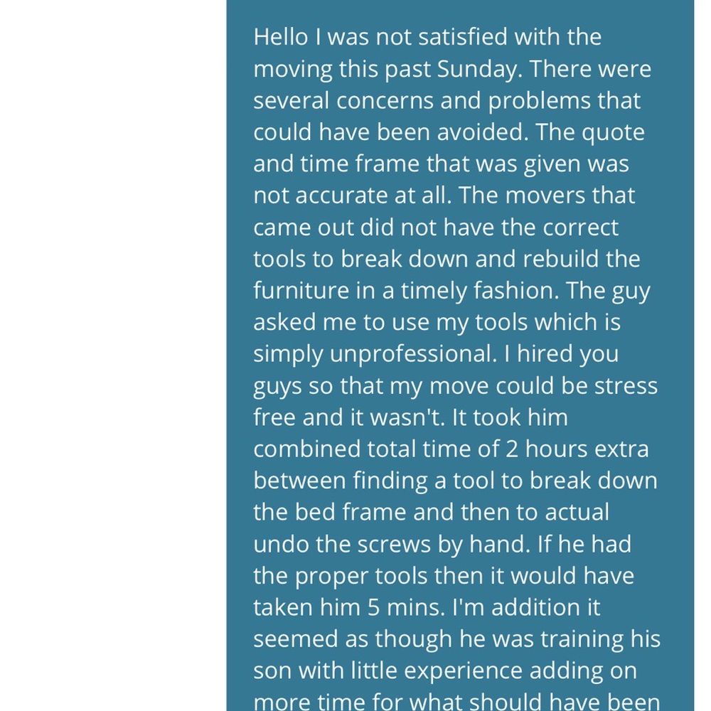 Behoove Moving & Cleaning - Behoove leaves me on read after I message customer care. - Movers Near Me Behoove Moving & Cleaning - Behoove leaves me on read after I message customer care. - Movers Near Me