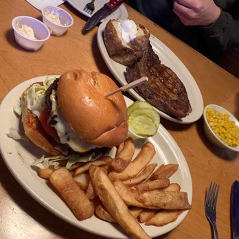 Texas Roadhouse - Smokehouse burger and bone in rib-eye - Steakhouses Near Me - Durham, North Carolina Texas Roadhouse - Smokehouse burger and bone in rib-eye - Steakhouses Near Me - Durham, North Carolina