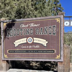 Big Bear Valley Sportsman's Club - Sign at the entrance
