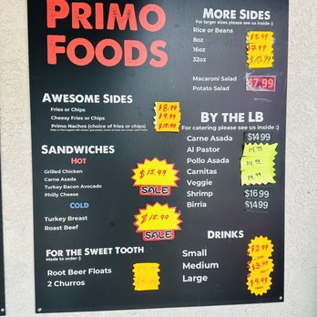 Primo Foods - May 31, 2024 - Grocery Near Me - Oceanside, California Primo Foods - May 31, 2024 - Grocery Near Me - Oceanside, California
