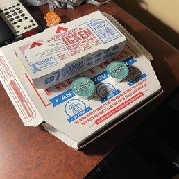 Pizza and wings very good