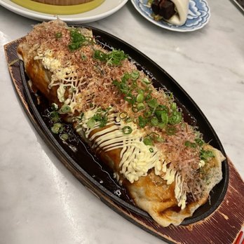Morimoto Asia Napa - Crepe filled with yaki soba noodles - Pan Asian Near Me - Napa, California Morimoto Asia Napa - Crepe filled with yaki soba noodles - Pan Asian Near Me - Napa, California