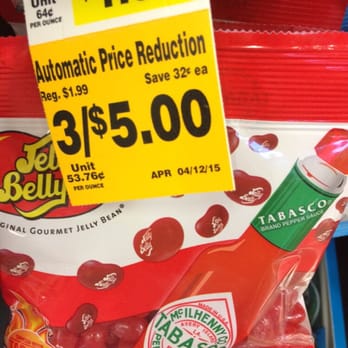 Fred Meyer - Tabasco flavored Jelly Belly beans... not sure how I feel about this one but I guess I should've bought it to try. - Grocery Near Me - University Place, Washington Fred Meyer - Tabasco flavored Jelly Belly beans... not sure how I feel about this one but I guess I should've bought it to try. - Grocery Near Me - University Place, Washington