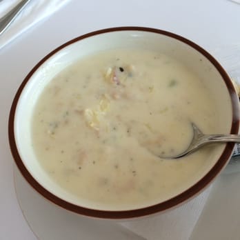 Marina Cafe - Truly excellent clam chowder with new potatoes. $6 per bowl. - Cafes Near Me - Wilmington, California Marina Cafe - Truly excellent clam chowder with new potatoes. $6 per bowl. - Cafes Near Me - Wilmington, California