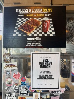 Menu photo 1 Guerrilla Pizza Las Vegas, NV Menu photo 1 Guerrilla Pizza Las Vegas, NV