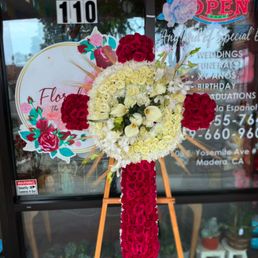 Exterior outside entrance of Floral Arte - Sympathy Funeral - Madera, California Exterior outside entrance of Floral Arte - Sympathy Funeral - Madera, California