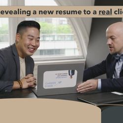 Career Fixer - In addition to career coaching, I elevate and rewrite resumes. (This is a photo of an actual client who was thrilled with his new resume.)