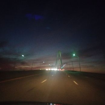 Arthur Ravenel Jr. Bridge - All of the beautiful colors of dusk - Landmarks & Historical Buildings Near Me - Mount Pleasant, South Carolina
