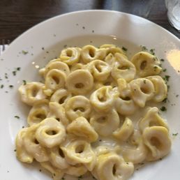 Cheese Tortellini with Alfredo Sauce Cheese Tortellini with Alfredo Sauce