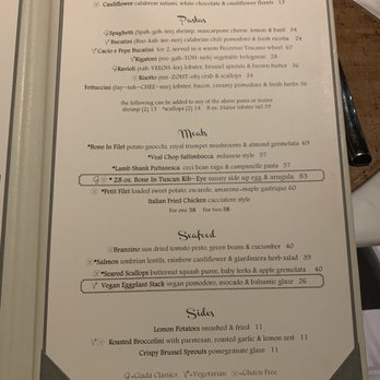 GIADA - Menu - Italian Near Me - Las Vegas, Nevada