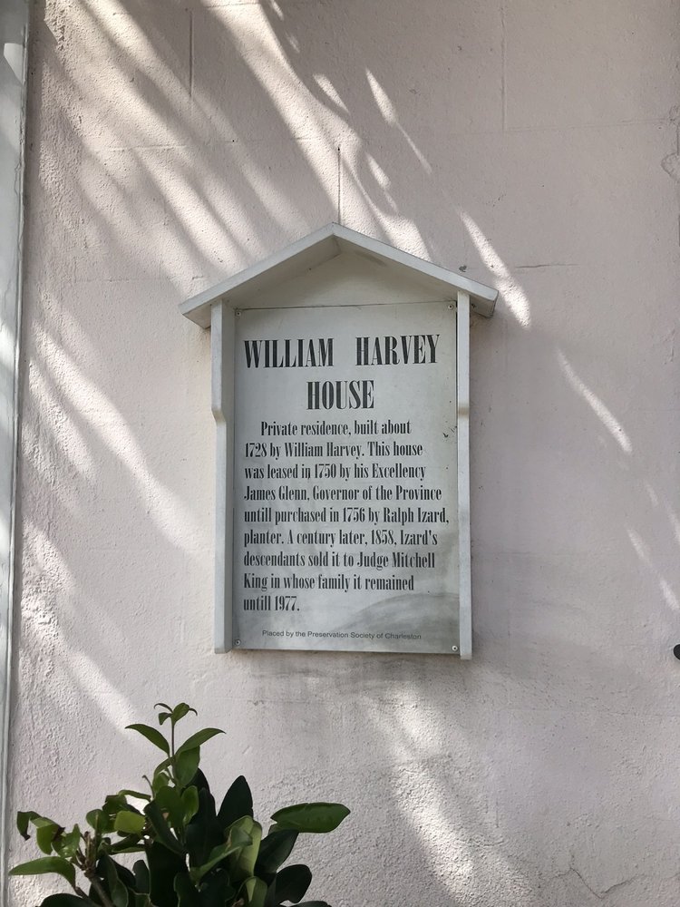 WILLIAM HARVEY HOUSE 110 Broad St, Charleston, South Carolina