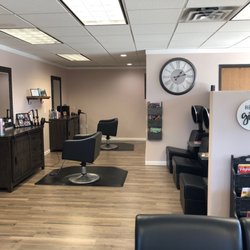 Salon Blush - Some of the chair area and hair dryers