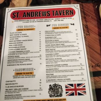 St. Andrews Tavern - British Near Me - Altamonte Springs, Florida St. Andrews Tavern - British Near Me - Altamonte Springs, Florida