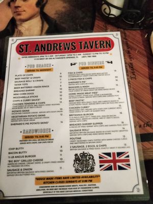 Menu photo 4 St. Andrews Tavern Altamonte Springs, FL Menu photo 4 St. Andrews Tavern Altamonte Springs, FL