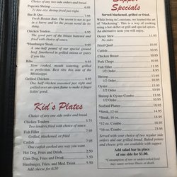 Peck's Place - Menu