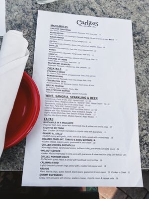 Menu photo 7 Carlitos Cafe Y Cantina Santa Barbara, CA