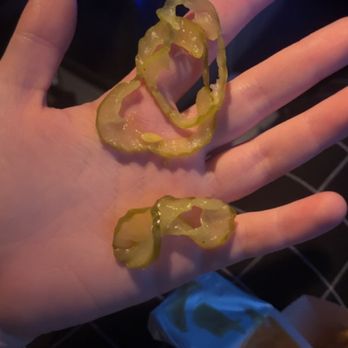 Chick-fil-A - Pickles that came on my sandwich - Fast Food Near Me - Redlands, California Chick-fil-A - Pickles that came on my sandwich - Fast Food Near Me - Redlands, California
