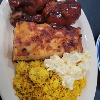 The Trini Table - Barbecue chicken plate - Trinidadian Near Me - Sacramento, California