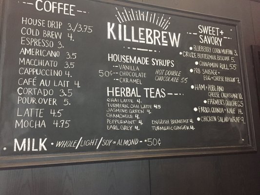 Menu photo 6 Killebrew Coffee Nashville, TN Menu photo 6 Killebrew Coffee Nashville, TN