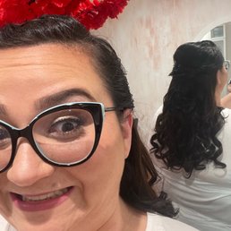 This is my trial makeup and hair. Absolutely love!!!