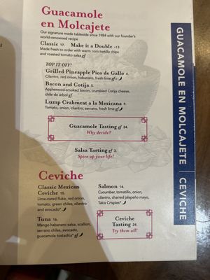 Menu photo 7 Rosa Mexicano Boston, MA