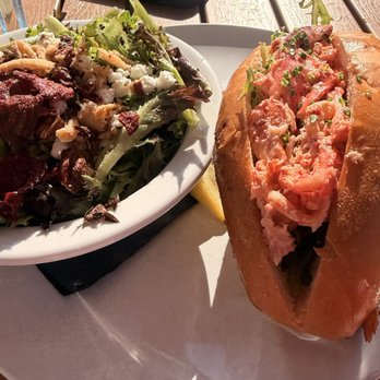 On The Dock Eatery - Lobster roll and beet salad - Seafood Near Me - Rustico, Prince Edward Island
