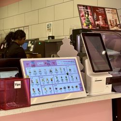 Tablet for placing your order.
