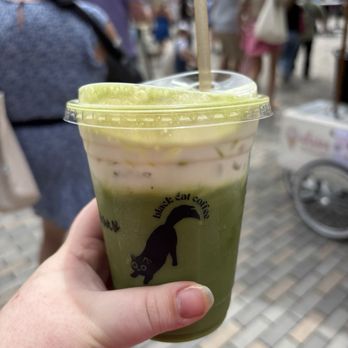 Black Cat Coffee - Key lime pie matcha latte - Coffee & Tea Near Me - Charlotte, North Carolina