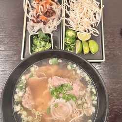 Signature pho noodles soup