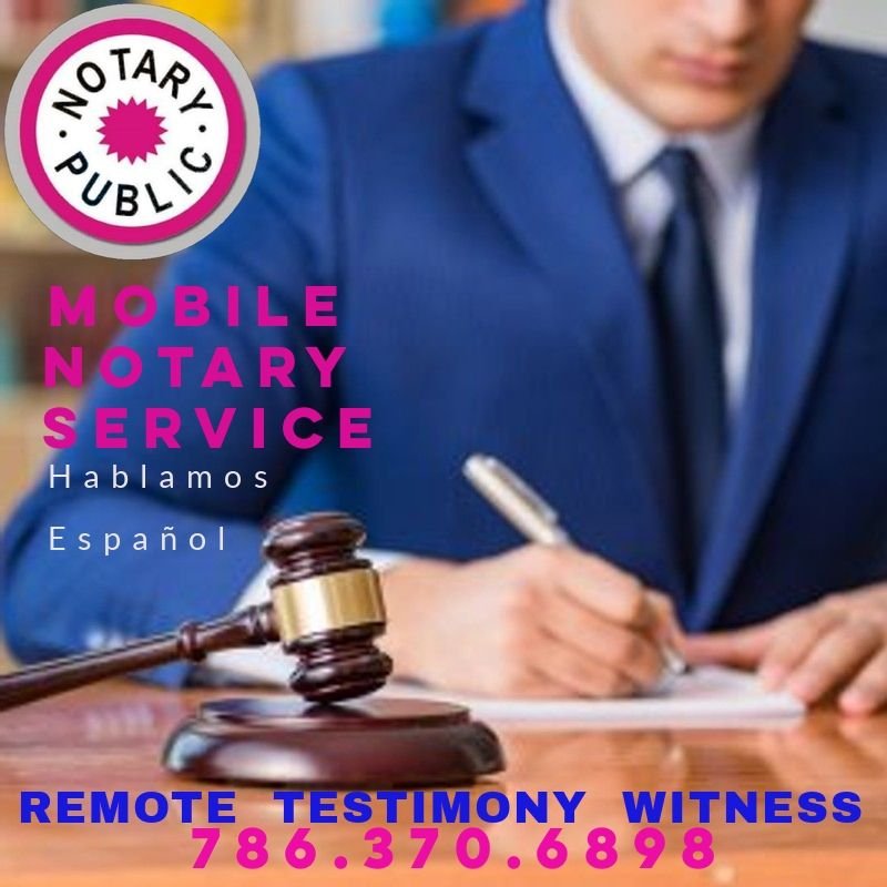 NOTARY PUBLIC ON THE WHEELS 10 Photos Notaries Miami Gardens, FL