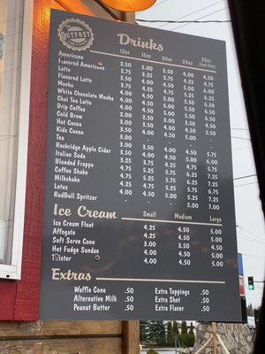 Menu photo 2 The Outpost Coffee & Creamery Enumclaw, WA Menu photo 2 The Outpost Coffee & Creamery Enumclaw, WA