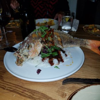 Hearthside - The whole fried red snapper was fabulously presented and so delicious. Perfectly flaky and crispy all at the same time. - New American Near Me - Collingswood, New Jersey