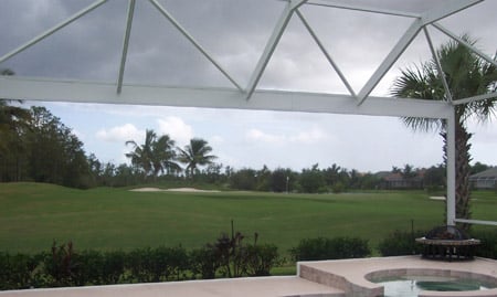 Slide of Premier Pool Enclosures