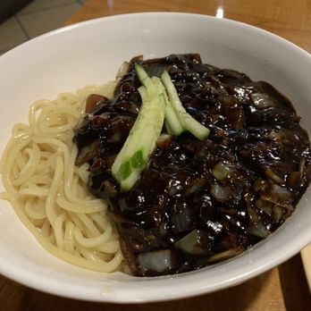 Paik's Noodle - Jjajangmyeon (black bean sauce noodle) $10.35 9/2/2023 - Korean Near Me - Glenview, Illinois