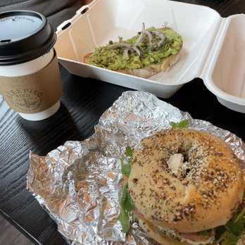 Sleeping Bird Coffee - Salmon bagel and avocado toast - Breakfast & Brunch Near Me - Wilmington, Delaware