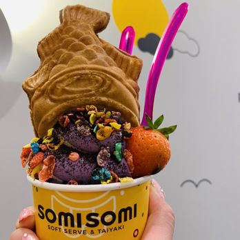 Somisomi - Ahboong with oreo and ube swirl. Omg so good. - Ice Cream & Frozen Yogurt Near Me - Pleasanton, California Somisomi - Ahboong with oreo and ube swirl. Omg so good. - Ice Cream & Frozen Yogurt Near Me - Pleasanton, California