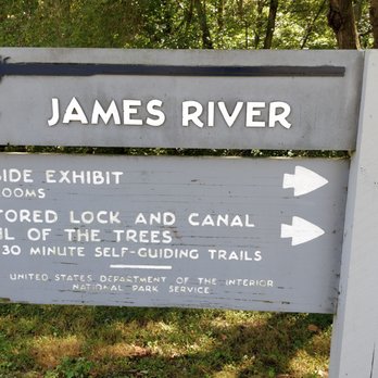 James River Visitors Center - Entrance Sign - Visitor Centers Near Me - Monroe, Virginia