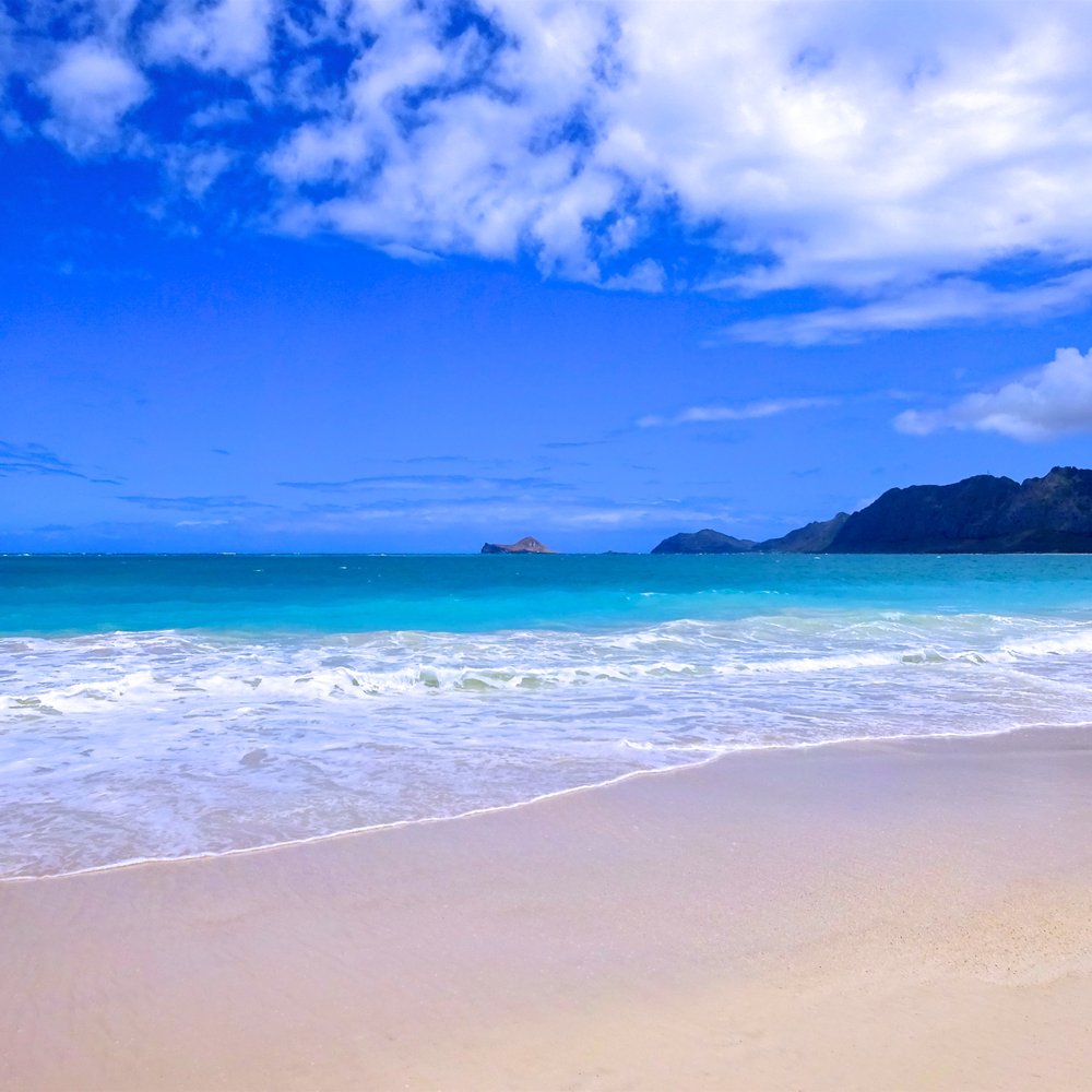 Bellows Field Beach Park - I will NEVER get tired of this view!  One of the most beautiful things in the world hands down! - Beaches Near Me - Waimanalo, Hawaii