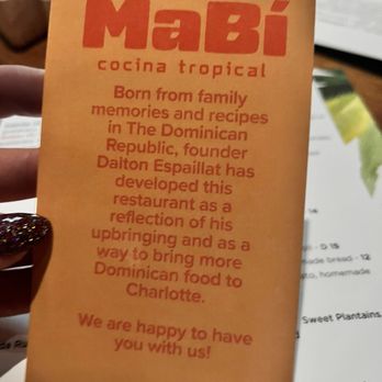 MaBi Tropical - Their story - Latin American Near Me - Charlotte, North Carolina MaBi Tropical - Their story - Latin American Near Me - Charlotte, North Carolina