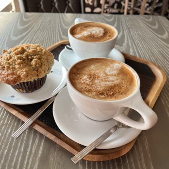 Heritage Cafe - Chai Tea Latte & Warm Blueberry Muffin - Coffee & Tea Near Me - Friendswood, Texas Heritage Cafe - Chai Tea Latte & Warm Blueberry Muffin - Coffee & Tea Near Me - Friendswood, Texas