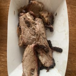 Shady Rayz Barbeque - Side of juicy brisket. I got the sauce on the side.