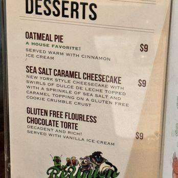 Reunion Brewery - Dessert menu - American Near Me - Coralville, Iowa