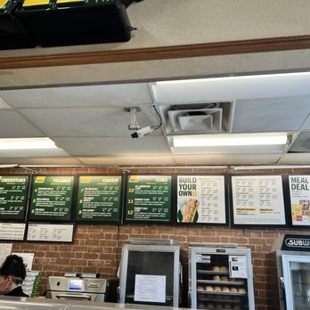 Subway - menus on a brick wall in a restaurant - Sandwiches Near Me - Wildwood, Georgia Subway - menus on a brick wall in a restaurant - Sandwiches Near Me - Wildwood, Georgia