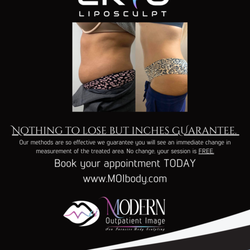 MOI-Modern Outpatient Image - Nothing to lose but inches guarantee! Best non invasive fat reduction, better than coolsculpting