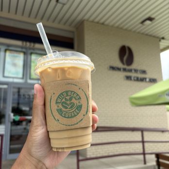 Wild Bean Coffee - Iced blueberry latte - Coffee & Tea Near Me - Rockville, Maryland