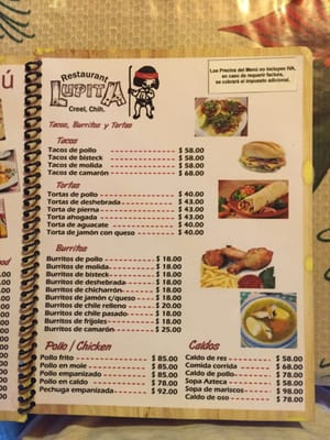 Menu photo 2 La Lupita Creel, CHH Menu photo 2 La Lupita Creel, CHH