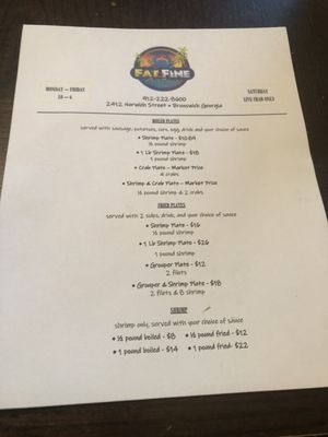 Menu photo 3 Fat & Fine Crab Shack Brunswick, GA